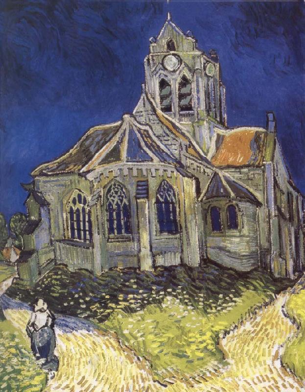 Vincent Van Gogh Church at Auvers oil painting image